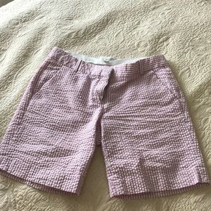 Seersucker shorts j crew